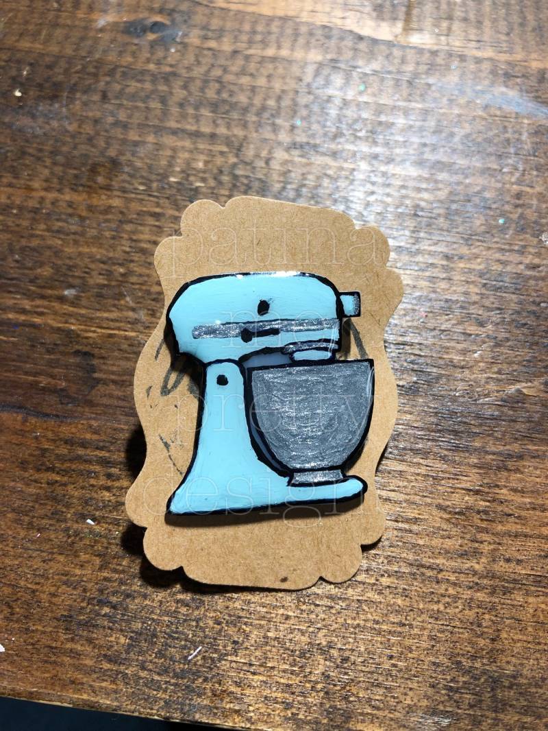 Küche Hilfe Stand Mixer Tack Pin von patinameprettydesign