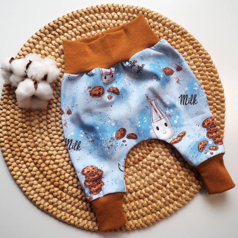 Pumphose Baby Cookies Milk Hose Kinder Jersey Kekse Milch Kawaii Junge Mädchen von paulchens