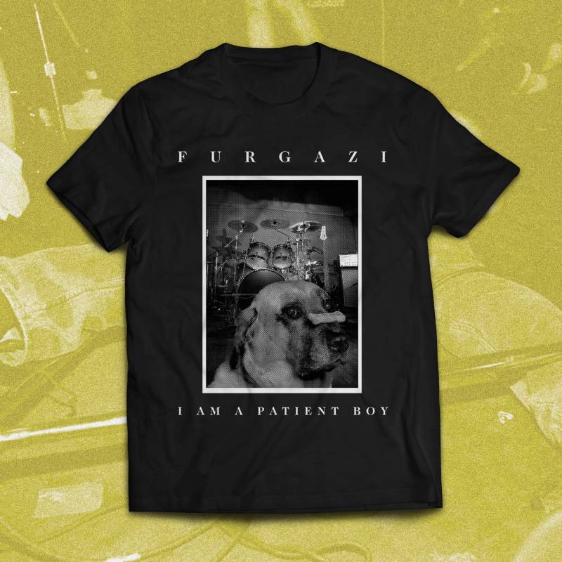 Furgazi Patient Boy Welpe Hund Kurzarm Unisex T-Shirt Schwarz Navy von pckpcktco