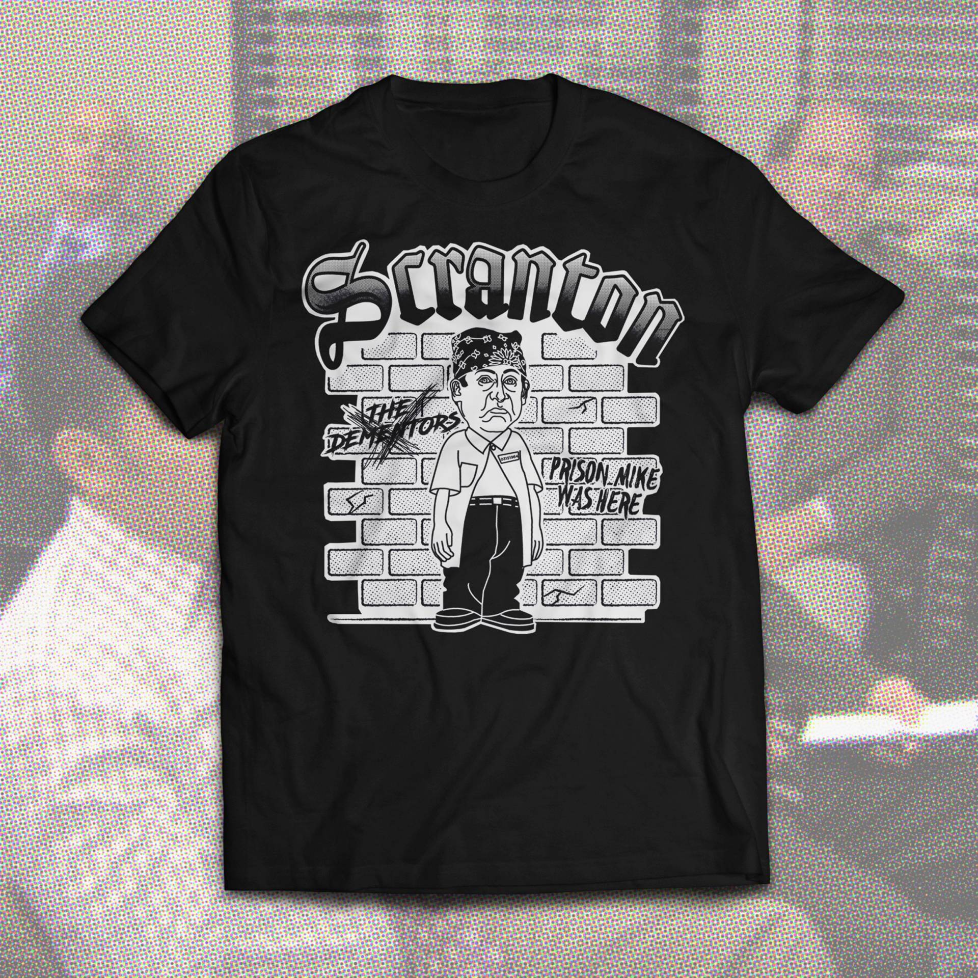 Prison Mike The Office Schwarz Navy Kurzarm Unisex T-Shirt von pckpcktco