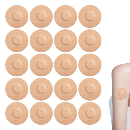 pcsfoe 20 Stück Freestyle Libre 3 Pflaster,Libre 3 Pflaster,Wasserfest Fixierung Sensoren Fixierpflastern Selbstklebend Hautfreundlich (Beige,Sensor Nicht Im Lieferumfang Enthalten) von pcsfoe
