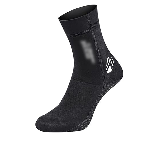 pdodo 3 mm Neopren-Socken, Beachsocken Taucher socken für Neoprenanzug, Thermosocken, rutschfest, für Herren und Damen, zum Tauchen, Schnorcheln, Schwimmen, Surfen, Segeln, Kajakfahren von pdodo