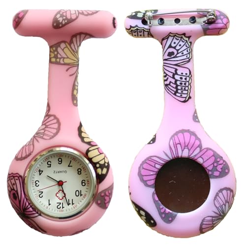 pe@mak Nurse Watch Schwesternuhr Silikon Krankenschwesternuhr Pulsuhr Kitteluhr Pflege von pe@mak