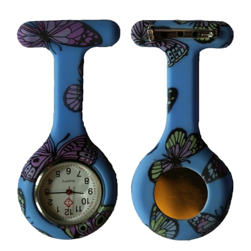 pe@mak Nurse Watch Schwesternuhr Silikon Krankenschwesternuhr Pulsuhr Kitteluhr Pflege von pe@mak