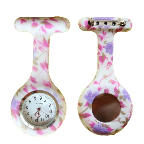 pe@mak Nurse Watch Schwesternuhr Silikon Krankenschwesternuhr Pulsuhr Kitteluhr Pflege von pe@mak