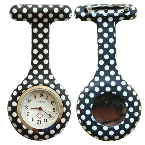 pe@mak Nurse Watch Schwesternuhr Silikon Krankenschwesternuhr Pulsuhr Kitteluhr Pflege von pe@mak