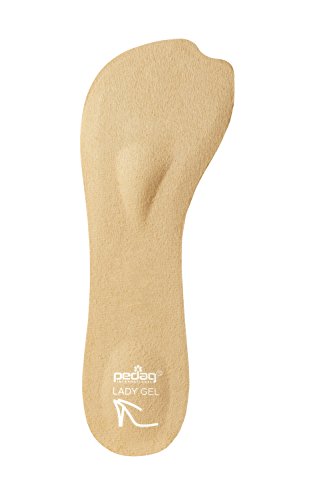 Pedag Lady Gel - für einen weichen Auftritt in Pumps, High Heels und Ballerinas + Rema Einlagenbeutel (M (38-40), Beige) von pedag