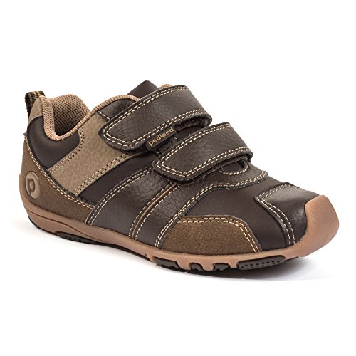 pediped Flex Frank Freizeit-Sneaker (Kleinkind/kleines Kind/großes Kind), Schoko/Braun, 12-12.5 Narrow Little Kid von pediped