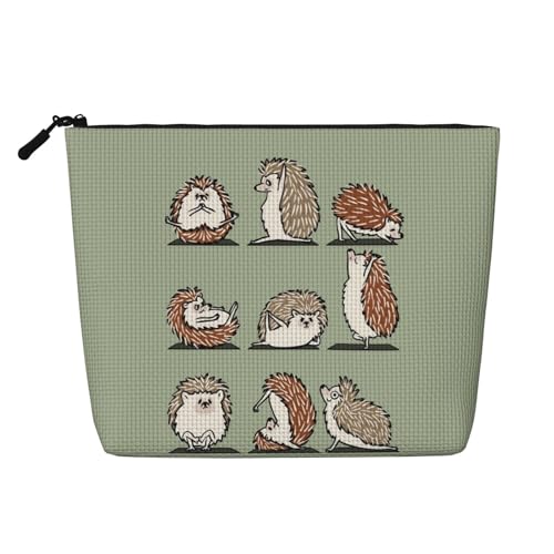 Abstrakte Malerei2 Kunsthanf-Make-up-Tasche Kunsthanf-Make-up-Reisetasche Kosmetiktasche für Frauen und Mädchen von peiyeety