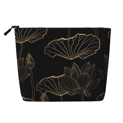 Bee Bush Fake Hemp Kunsthanf Make-up Reisetasche Kosmetiktasche für Frauen und Mädchen von peiyeety