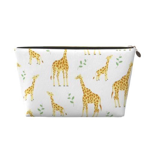 Blue Shark Shadow Tragbare Kosmetiktasche aus Leder, Organizer, geeignet für Geschäftsreisen für Damen und Herren von peiyeety