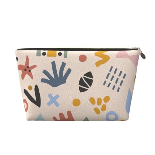 Cars Tragbare Kosmetiktasche aus Leder, Organizer, geeignet für Geschäftsreisen für Damen und Herren von peiyeety