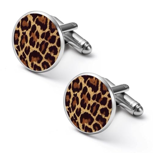 Coole runde Manschettenknöpfe mit Geparden-Leoparden-Muster, Smokinghemd-Manschettenknöpfe für Bräutigam, Ehemann, Vater, Freund, Geschenk Coole runde Manschettenknöpfe mit Geparden-Leoparden-Muster, Smokinghemd-Manschettenknöpfe für Bräutigam, Ehemann, Vater, Freund, Geschenk von peiyeety