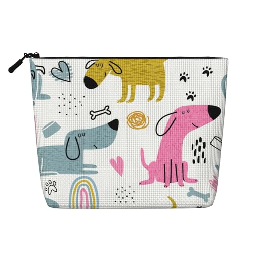 Cute Hedgehog1 Fake Hanf Kunsthanf Make-up Reisetasche Kosmetiktasche für Frauen und Mädchen von peiyeety