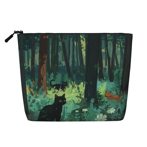 Faces Fake Hemp Make-up-Tasche, Kunsthanf, Make-up-Reisetasche, Kosmetiktasche für Frauen und Mädchen von peiyeety