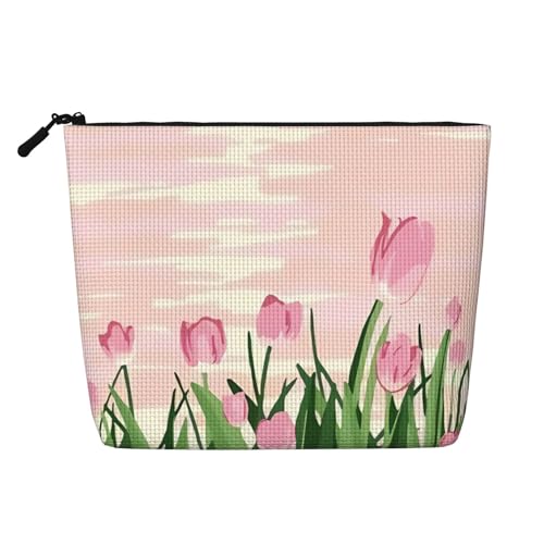 Fake Hanf Make-up-Tasche Faux Hanf Make-up Reisetasche Kosmetiktasche für Frauen und Mädchen von peiyeety