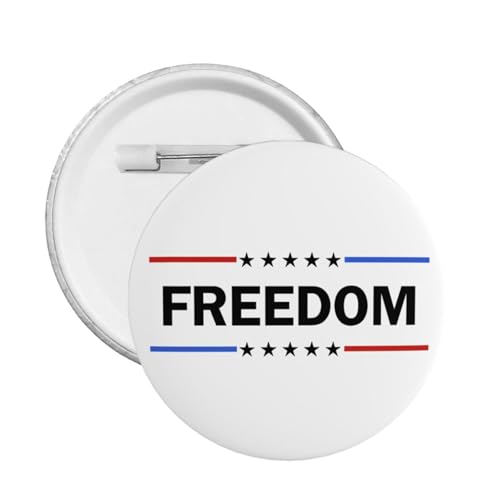Freiheit Charlie Kirk Pin RIP Charlie Kirk Pins und Button Kreis Abzeichen Runde Brust Pin von peiyeety