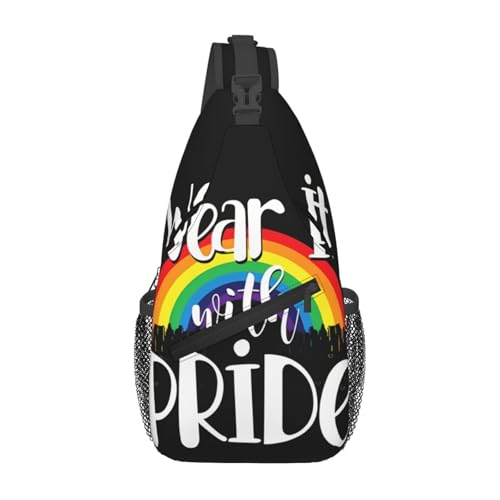 Galaxy Pride Flag Cross Brusttasche für Damen und Herren, verstellbare Umhängetaschen, Schulterrucksack Galaxy Pride Flag Cross Brusttasche für Damen und Herren, verstellbare Umhängetaschen, Schulterrucksack von peiyeety