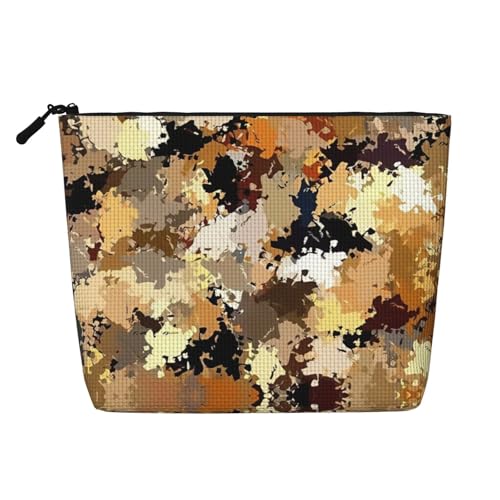 Gemusterte Krokodil-Kunsthanf-Make-up-Reisetasche, Kosmetiktasche für Frauen und Mädchen von peiyeety