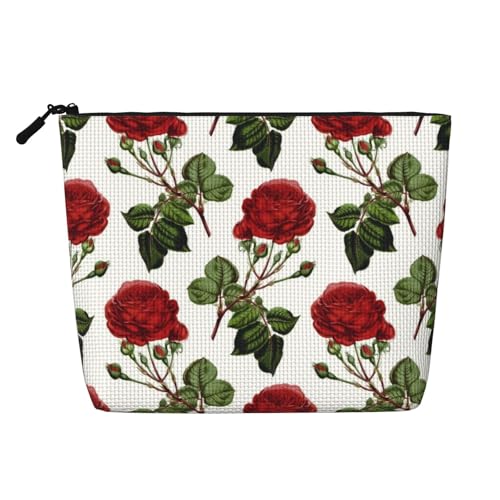 Grace Flowers Kosmetiktasche für Damen mit großem Fassungsvermögen, tragbar, für die Reise von peiyeety
