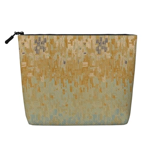 Greenery Fake Hanf Make-up-Tasche Kunsthanf Make-up Reisetasche Kosmetiktasche für Frauen und Mädchen von peiyeety