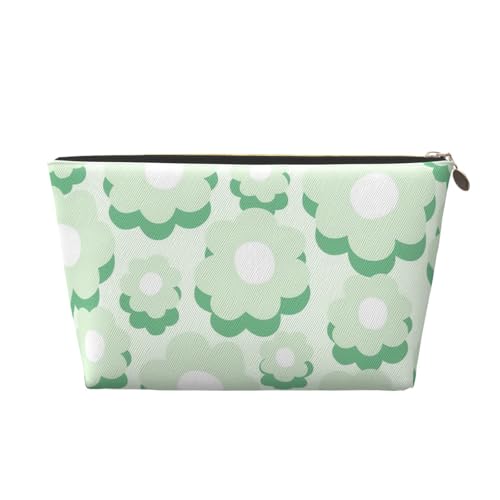 Kawaii Green Leaf Leder Tragbare Kosmetiktasche Organizer Geeignet für Geschäftsreisen für Frauen und Männer Kawaii Green Leaf Leder Tragbare Kosmetiktasche Organizer Geeignet für Geschäftsreisen für Frauen und Männer von peiyeety