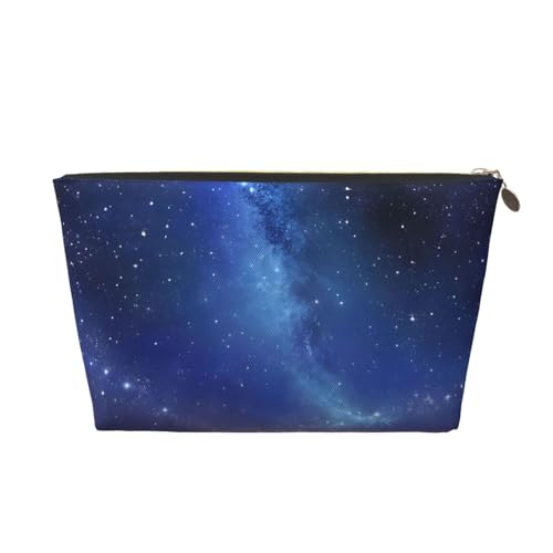 Kosmetiktasche für Damen mit Aufdruck, großes Fassungsvermögen, Reisekosmetiktasche aus Leder, wasserdicht, Kulturbeutel, Geldbörse (Nordlichter) von peiyeety