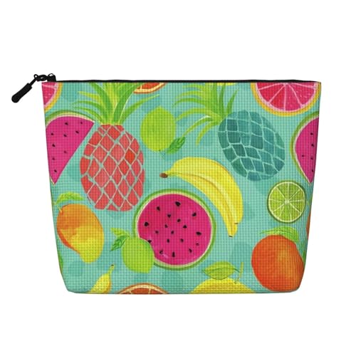 Kosmetiktasche mit Sonnenblumen-Motiv, Kunsthanf, Make-up-Reisetasche, Kosmetiktasche für Frauen und Mädchen von peiyeety