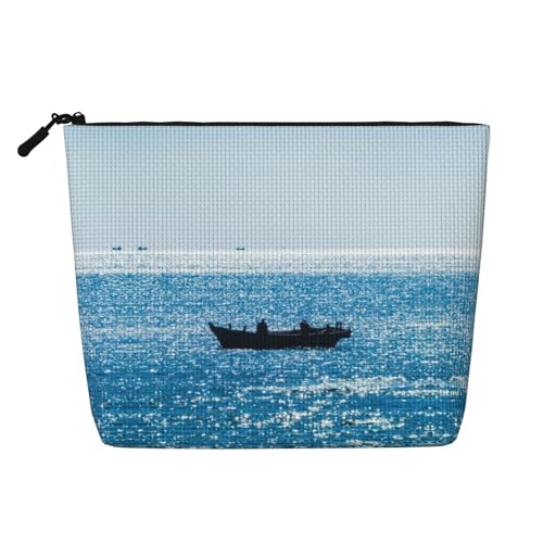 Kosmetiktasche mit Vogelmotiv, Kunsthanf, Make-up-Reisetasche, Kosmetiktasche für Frauen und Mädchen von peiyeety