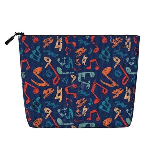 Kosmetiktasche mit abstraktem Berg-Motiv, Kunsthanf, Make-up-Reisetasche, Kosmetiktasche für Frauen und Mädchen von peiyeety