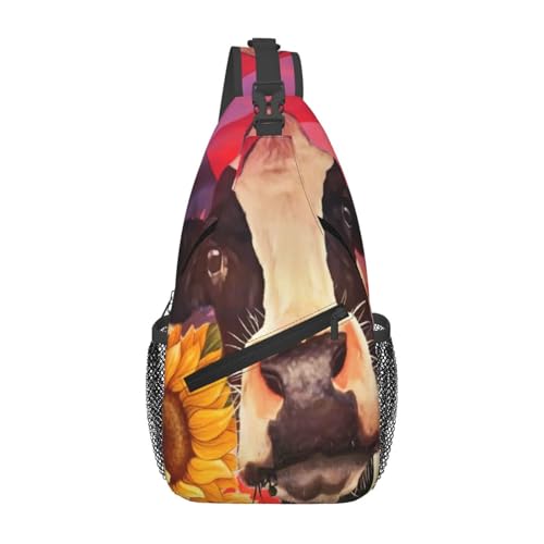 LGBT Regenbogen Gay Pride Flag Cross Brusttasche für Damen und Herren, verstellbare Umhängetaschen, Schulterrucksack von peiyeety