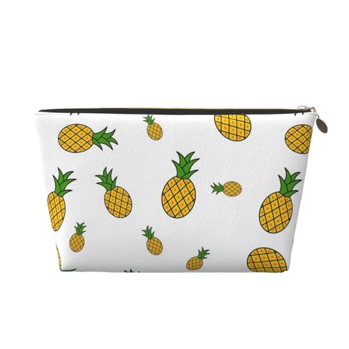 Line Tomatoes Tragbare Kosmetiktasche aus Leder, Organizer, geeignet für Geschäftsreisen für Damen und Herren von peiyeety