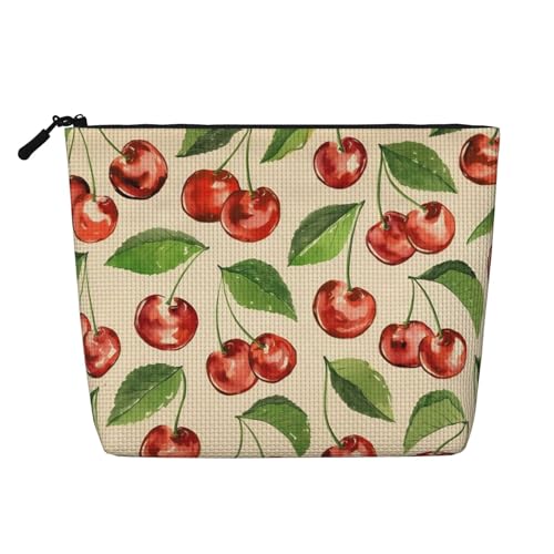 Love Patterns Fake Hemp Kunsthanf Make-up Reisetasche Kosmetiktasche für Frauen und Mädchen von peiyeety