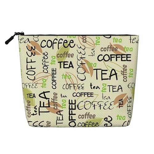 Make-up-Tasche aus Kunsthanf mit Aquarell-Erdbeere, Make-up-Reisetasche aus Kunsthanf, Kosmetiktasche für Frauen und Mädchen von peiyeety