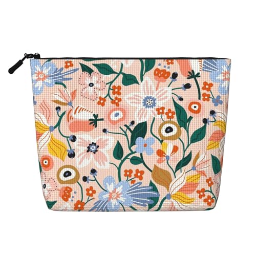 Mushroom 2 Fake Hemp Kunsthanf Make-up Reisetasche Kosmetiktasche für Frauen und Mädchen von peiyeety