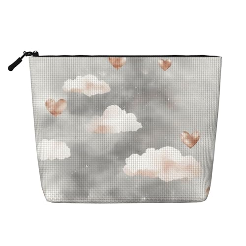 Nautische Fake Hanf Kunsthanf Make-up Reisetasche Kosmetiktasche für Frauen und Mädchen von peiyeety