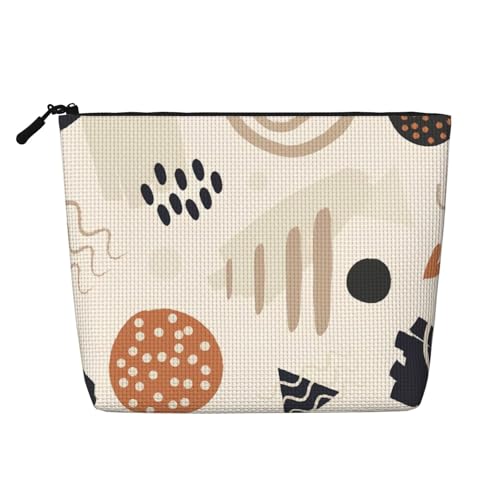 Niedlicher Kosmetiktaschen-Organizer aus Leder mit Cartoon-Bär, tragbar, geeignet für Geschäftsreisen für Frauen und Männer von peiyeety