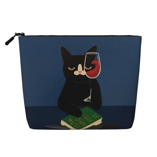 Panda Fake Hanf Make-up-Tasche Kunsthanf Make-up Reisetasche Kosmetiktasche für Frauen und Mädchen von peiyeety