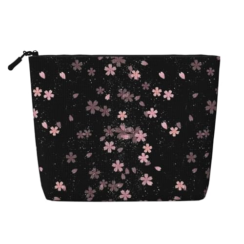 Penguin Fake Hemp Kunsthanf Make-up Reisetasche Kosmetiktasche für Frauen und Mädchen von peiyeety