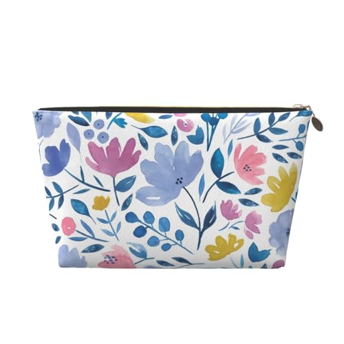 Pink Beak Black Cat Tragbare Kosmetiktasche aus Leder, Organizer, geeignet für Geschäftsreisen für Damen und Herren von peiyeety