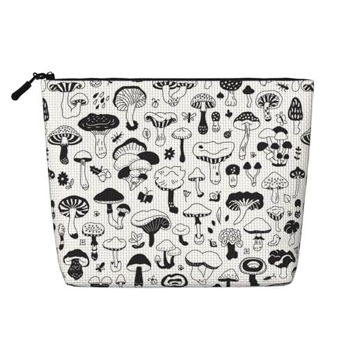 Pink Donut Fake Hemp Kunsthanf Make-up Reisetasche Kosmetiktasche für Frauen und Mädchen von peiyeety