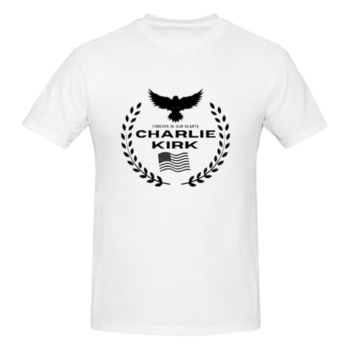 RIP Charlie Kirk T-Shirt Charlie Kirk Forever In Our Hearts Herren Kurzarm XX-Large von peiyeety
