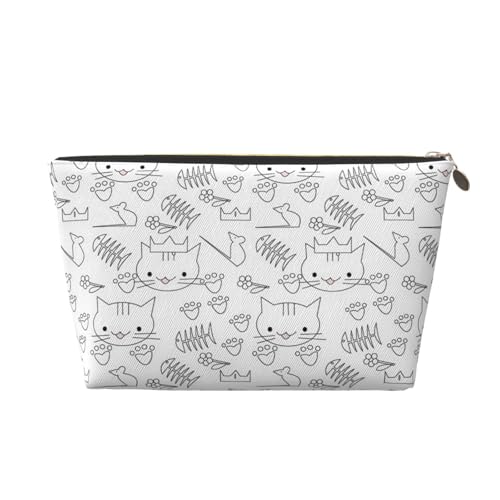 Schöne tragbare Kosmetiktasche aus Avocado-Leder, geeignet für Geschäftsreisen für Frauen und Männer von peiyeety