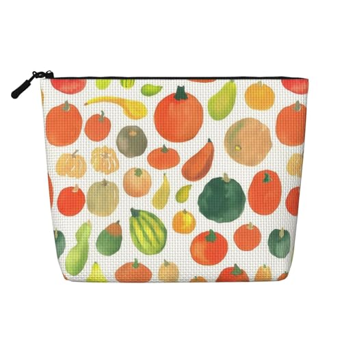 Seaside Sunset2 Fake Hemp Kunsthanf Make-up Reisetasche Kosmetiktasche für Frauen und Mädchen von peiyeety