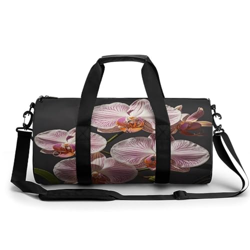 Sporttasche für Damen und Herren, Ophelia-Orchideen-Print, Handgepäck, Sporttasche, Workout, leichte Reisetaschen für Reisen und Sport Sporttasche für Damen und Herren, Ophelia-Orchideen-Print, Handgepäck, Sporttasche, Workout, leichte Reisetaschen für Reisen und Sport von peiyeety