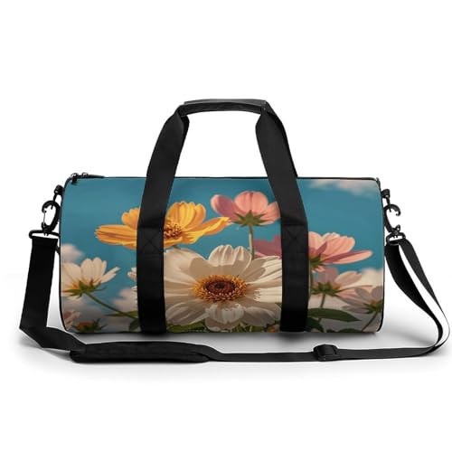 Sporttasche für Damen und Herren mit Blumenmuster, Handgepäck, Sporttasche, Workout, leichte Reisetaschen für Reisen und Sport Sporttasche für Damen und Herren mit Blumenmuster, Handgepäck, Sporttasche, Workout, leichte Reisetaschen für Reisen und Sport von peiyeety