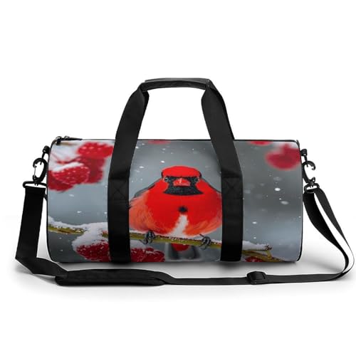 Sporttasche für Damen und Herren mit Kardinalvogel-Aufdruck, Handgepäck, Sporttasche, Workout, leichte Reisetaschen für Reisen und Sport Sporttasche für Damen und Herren mit Kardinalvogel-Aufdruck, Handgepäck, Sporttasche, Workout, leichte Reisetaschen für Reisen und Sport von peiyeety