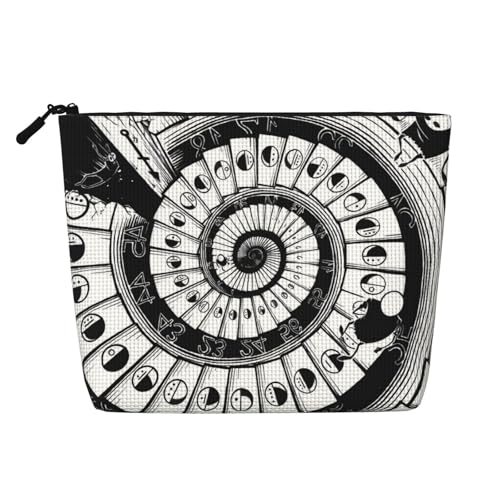 Strawberry1 Make-up-Tasche aus Kunsthanf, Make-up-Reisetasche aus Kunsthanf, Kosmetiktasche für Frauen und Mädchen von peiyeety