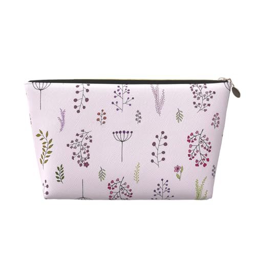 Tragbare Kosmetiktasche aus Blossom-Leder, geeignet für Geschäftsreisen für Damen und Herren von peiyeety