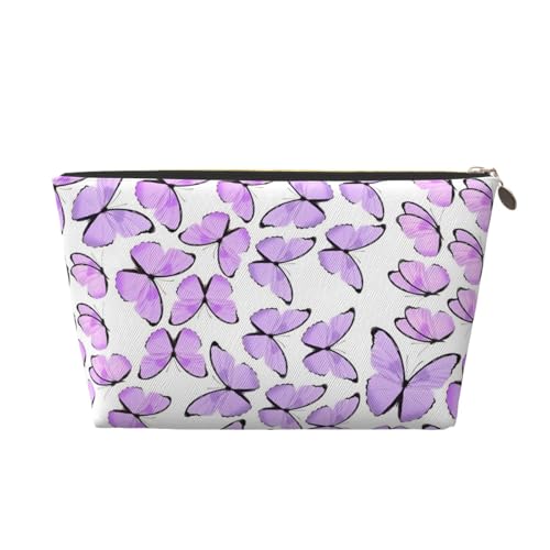 Tragbare Kosmetiktasche aus Kiefernblattleder, geeignet für Geschäftsreisen für Damen und Herren von peiyeety